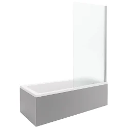 Duravit Baignoire droite No.1 180 x 85 cm + Pare bain droit AURYS Mist 1 chromé