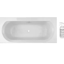 Jacob Delafon Baignoire droite Elise, deux places + nettoyant 170 X 75