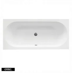 Besco Baignoire Droite sans Tablier - 170 x 75 cm - VITAE SANS TABLIER - REPOSE-TÊTE OFFERT