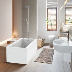 Valentin Baignoire Embleme Comododo solo 170 x 75 cm sans tablier + Colonne de douche