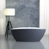 Kiamami Valentina Baignoire En Résine Naturelle, Finition Élégante, 150X70x56 - Rachele* Baignoire Îlot