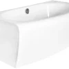 Azura Home Design Baignoire GENOVA, avec tablier 160x75 cm