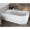Azura Home Design Baignoire HILIO GAUCHE avec tablier - 170cm* Baignoire Asymétrique