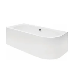 Azura Home Design Baignoire HILIO GAUCHE avec tablier - 160cm* Baignoire Asymétrique