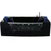 Eliteshopping Baignoire hydromassage noir Chromothérapie 180 X 90 cm 14 jets Cherry* Baignoire Balnéo