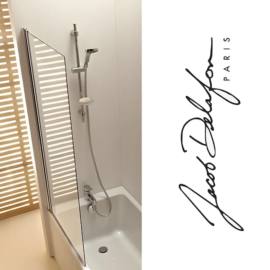 Jacob Delafon Baignoire Corvette 180x80 cm + Pare bain* Baignoire Droite