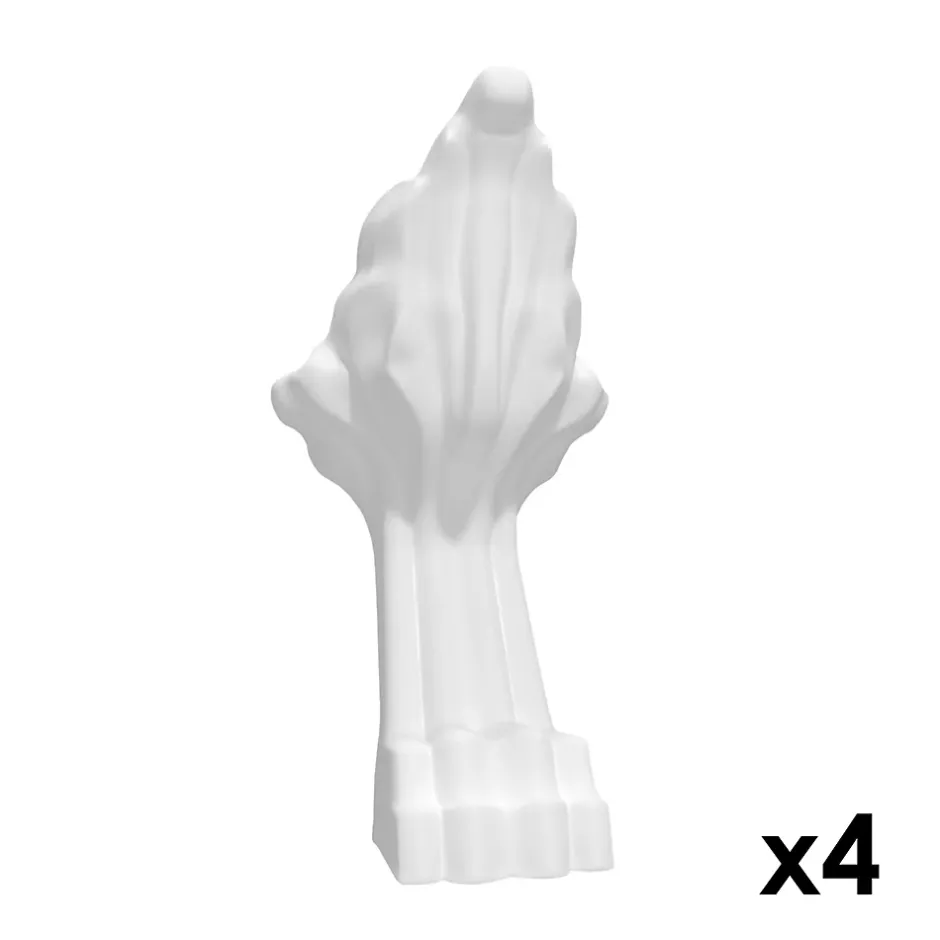 GoodHome Baignoire îlot 170 x 80 cm blanche + 4 pieds blancs, Emba