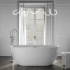 Bernstein Baignoire îlot Acrylique ovale 180x80x59cm Blanc brillant + Bonde et trop plein - JAZZ PLUS 2.0