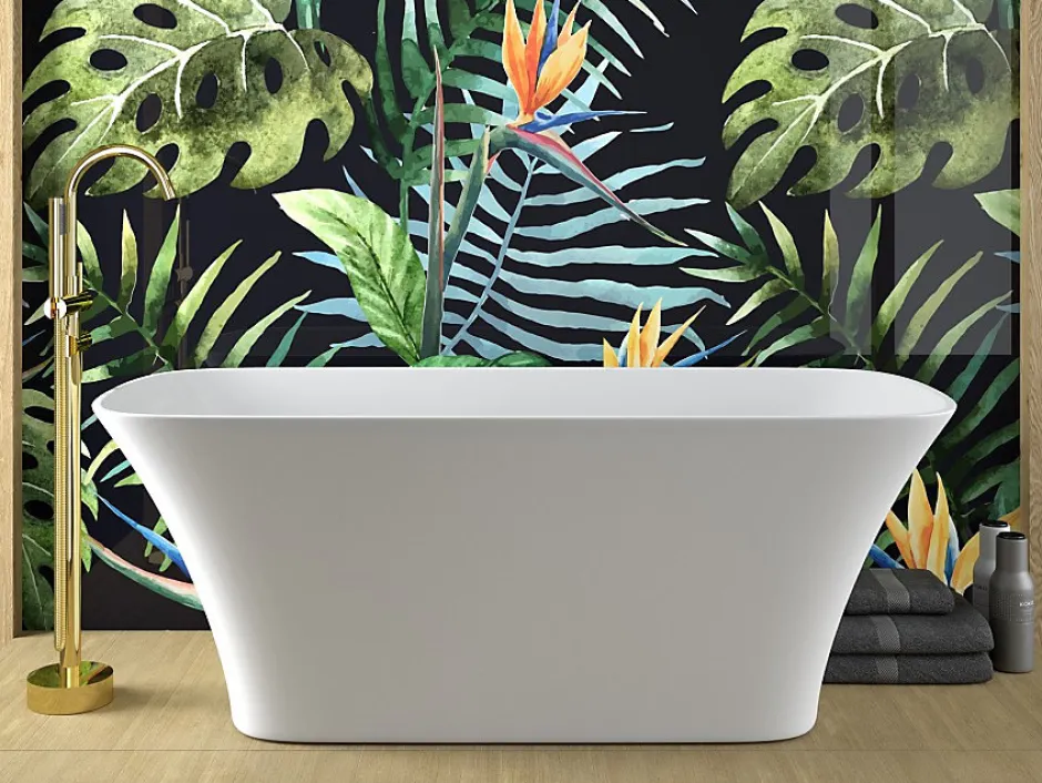 Azura Home Design Baignoire îlot ASSOS S-LINE 160 x 70 cm