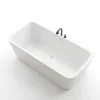 Otitec Baignoire îlot avec vidage - 160 x 75 cm - Blanc brillant - MIRABELLE