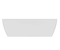 GoodHome Baignoire îlot blanche 170 x 75 cm Merkys