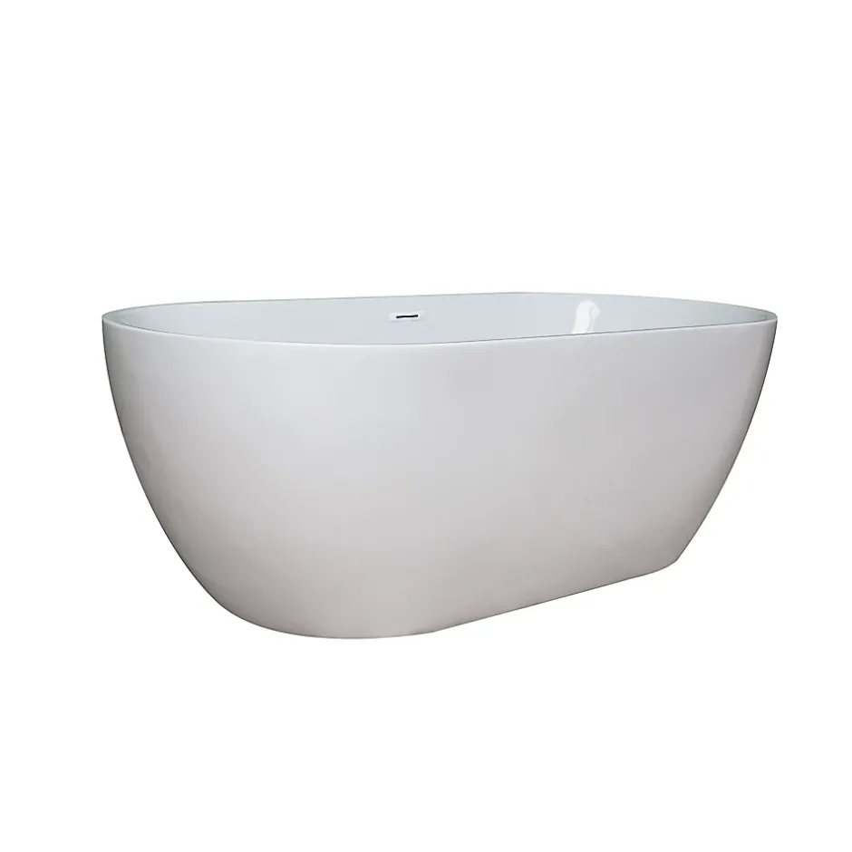 Baignoire îlot blanche Fidji 170x80 cm