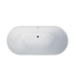 Baignoire îlot blanche Fidji 170x80 cm