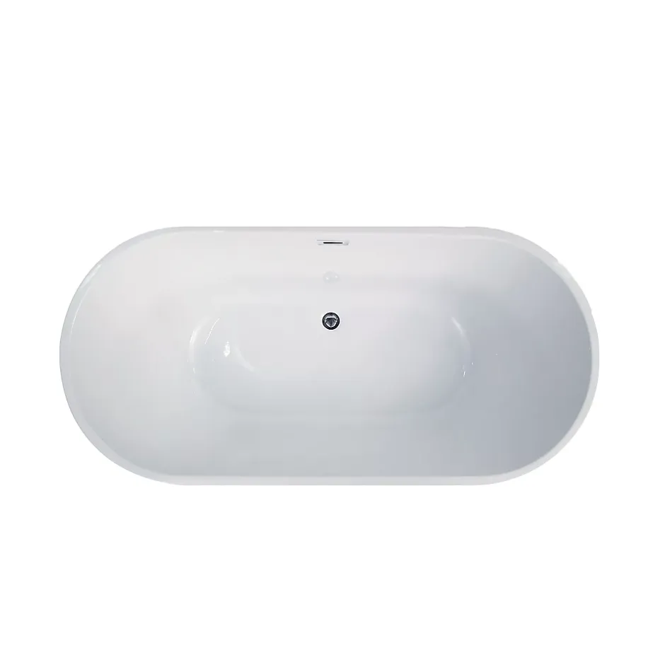 Baignoire îlot blanche Fidji 170x80 cm