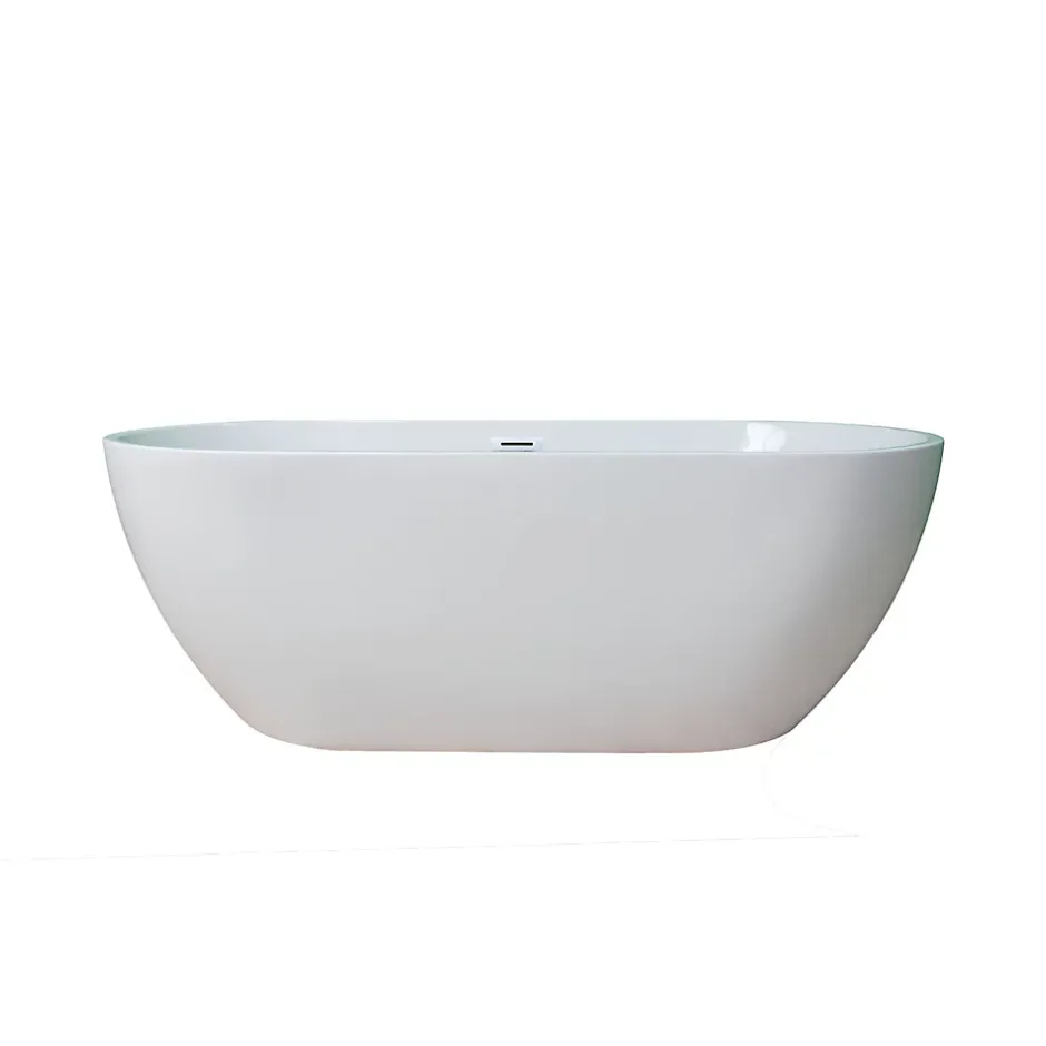 Baignoire îlot blanche Fidji 170x80 cm