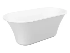 Vente-unique Baignoire îlot design - 193 L - 150 x 75 x 58 cm - Blanche - NOEMIE II* Baignoire Îlot