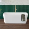Sanycces Baignoire îlot design en sanydur rectangulaire RUST 150 cm* Baignoire Îlot