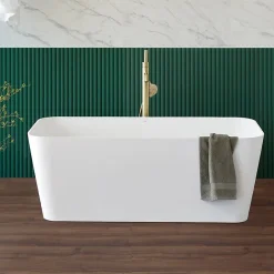 Sanycces Baignoire îlot design en sanydur rectangulaire RUST 150 cm* Baignoire Îlot