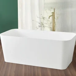 Sanycces Baignoire îlot design en sanydur rectangulaire RUST 150 cm* Baignoire Îlot