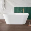 Sanycces Baignoire îlot design en sanydur ovale MODERN 170 cm* Baignoire Îlot