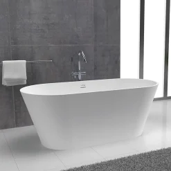 Sanycces Baignoire îlot design en sanydur ovale MODERN 170 cm* Baignoire Îlot
