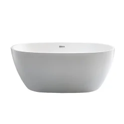 Stano Baignoire îlot design ovale DENVER blanche 150 cm