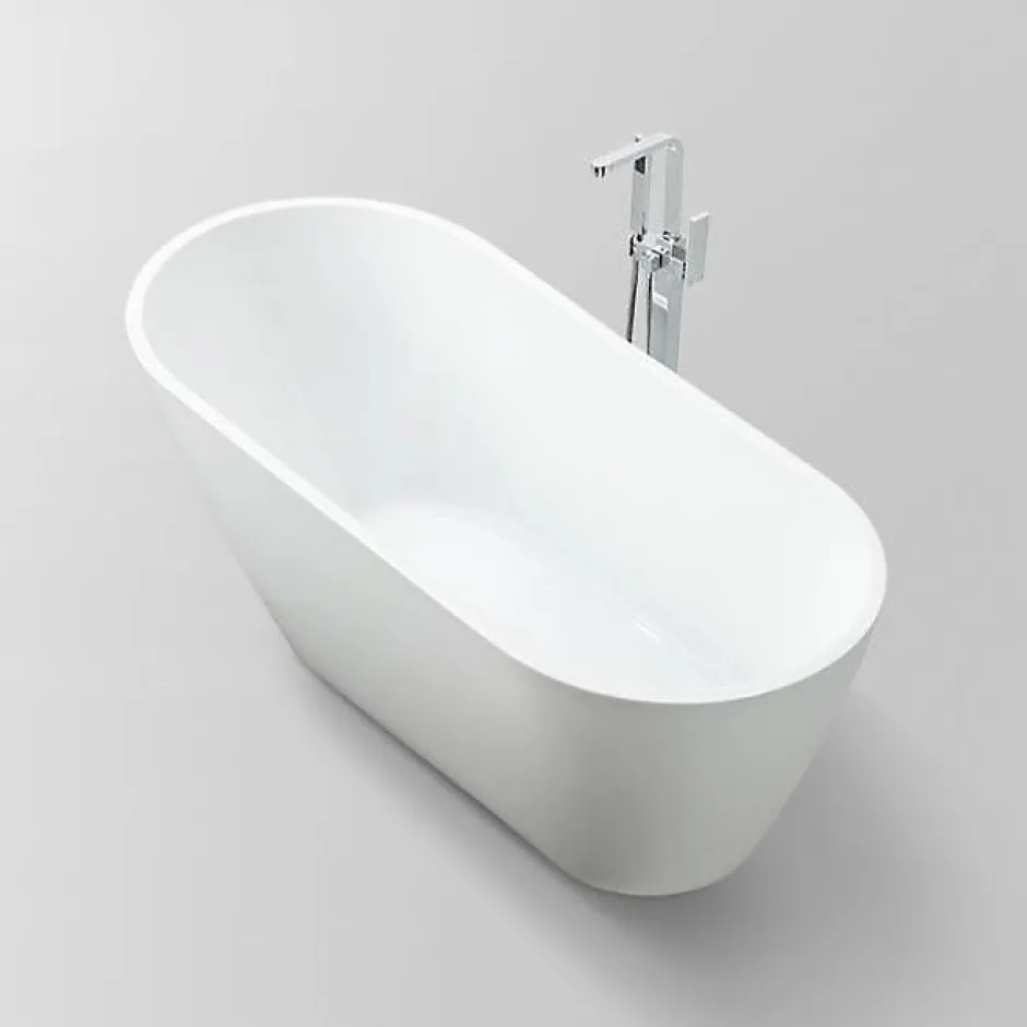 Stano Baignoire îlot design ovale OPRAH blanche 140 cm