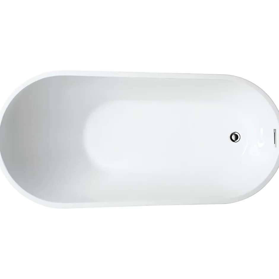 Stano Baignoire îlot design ovale OPRAH blanche 140 cm