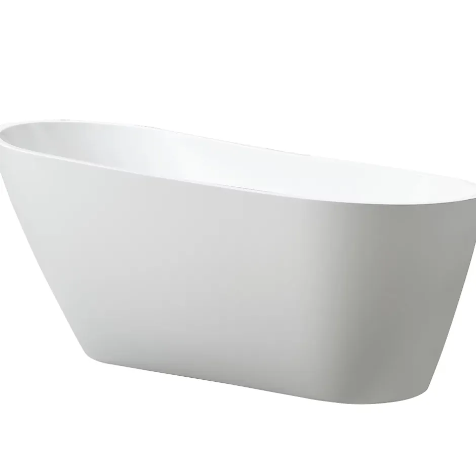 Stano Baignoire îlot design ovale OPRAH blanche 140 cm