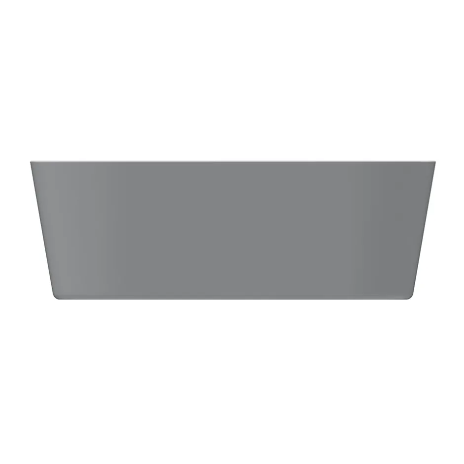 GoodHome Baignoire îlot Huron L. 160 cm x l. 75 cm gris