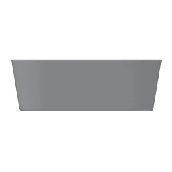 GoodHome Baignoire îlot Huron L. 170 x l.70 cm gris* Baignoire Îlot