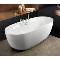 Sanitaire Baignoire îlot MAUI 170x80 cm avec Robinetterie
