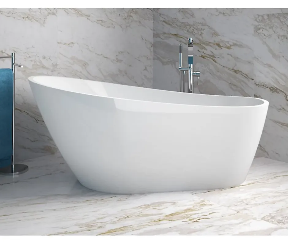 Azura Home Design Baignoire îlot MELODY 80 cm - 150 x 80 cm