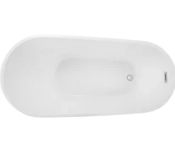 Azura Home Design Baignoire îlot MELODY 80 cm - 150 x 80 cm