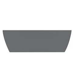 GoodHome Baignoire îlot Merkys L. 170 cm x l. 75 cm gris