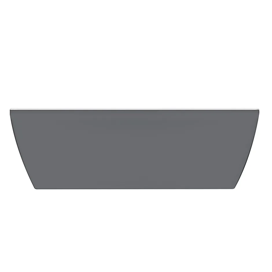 GoodHome Baignoire îlot Merkys L. 170 cm x l. 75 cm gris