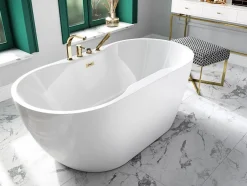 Azura Home Design Baignoire îlot NAVIA - 140 x 75 cm* Baignoire Îlot