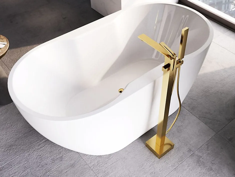 Azura Home Design Baignoire îlot NAVIA - 140 x 75 cm* Baignoire Îlot