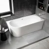 Bernstein Baignoire îlot NOVA CORNER acrylique blanc - montage droite -170x78cm - Garantie 5 ans - Sans robinet ni siphon