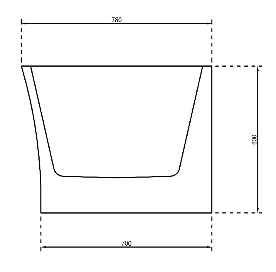 Bernstein Baignoire îlot NOVA CORNER acrylique - 170x78x60cm -Garantie 5 ans- montage droite - Sans siphon, Blanc mat, Avec mitigeur 8028B