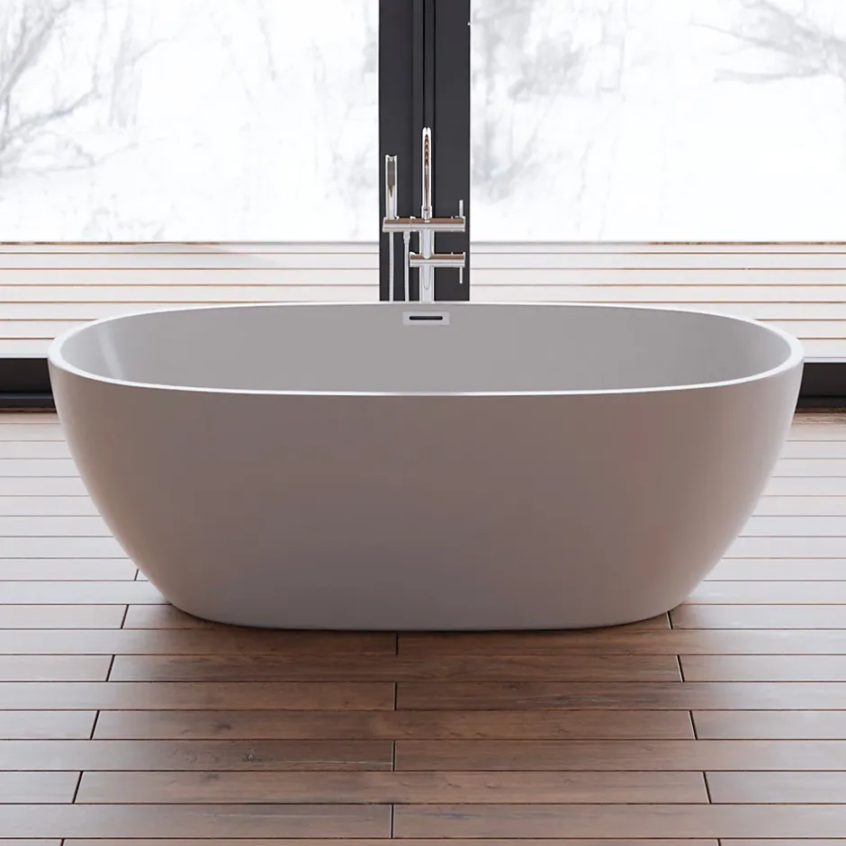 Spalina Baignoire îlot ovale SAMBA L. 170 x l. 79 cm, by