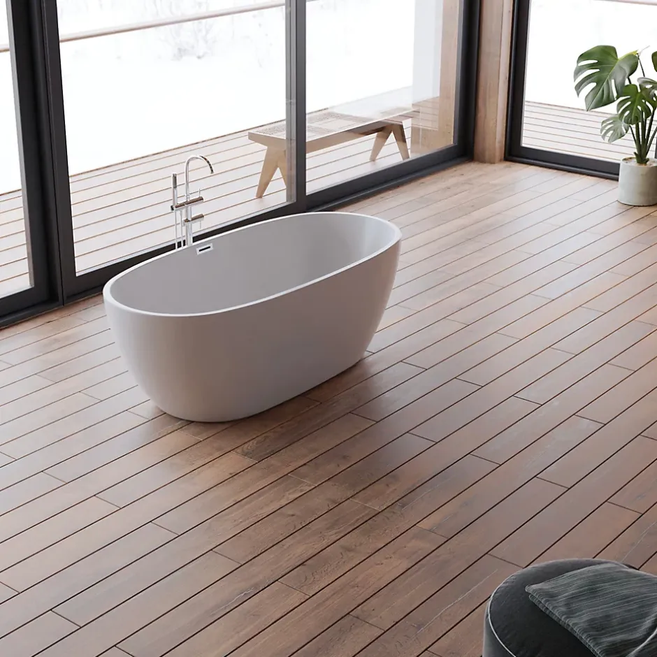 Spalina Baignoire îlot ovale SAMBA L. 170 x l. 79 cm, by