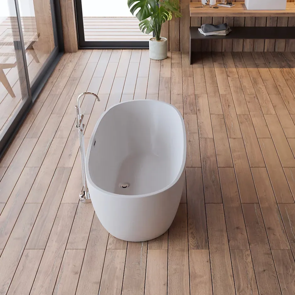 Spalina Baignoire îlot ovale SAMBA L. 170 x l. 79 cm, by