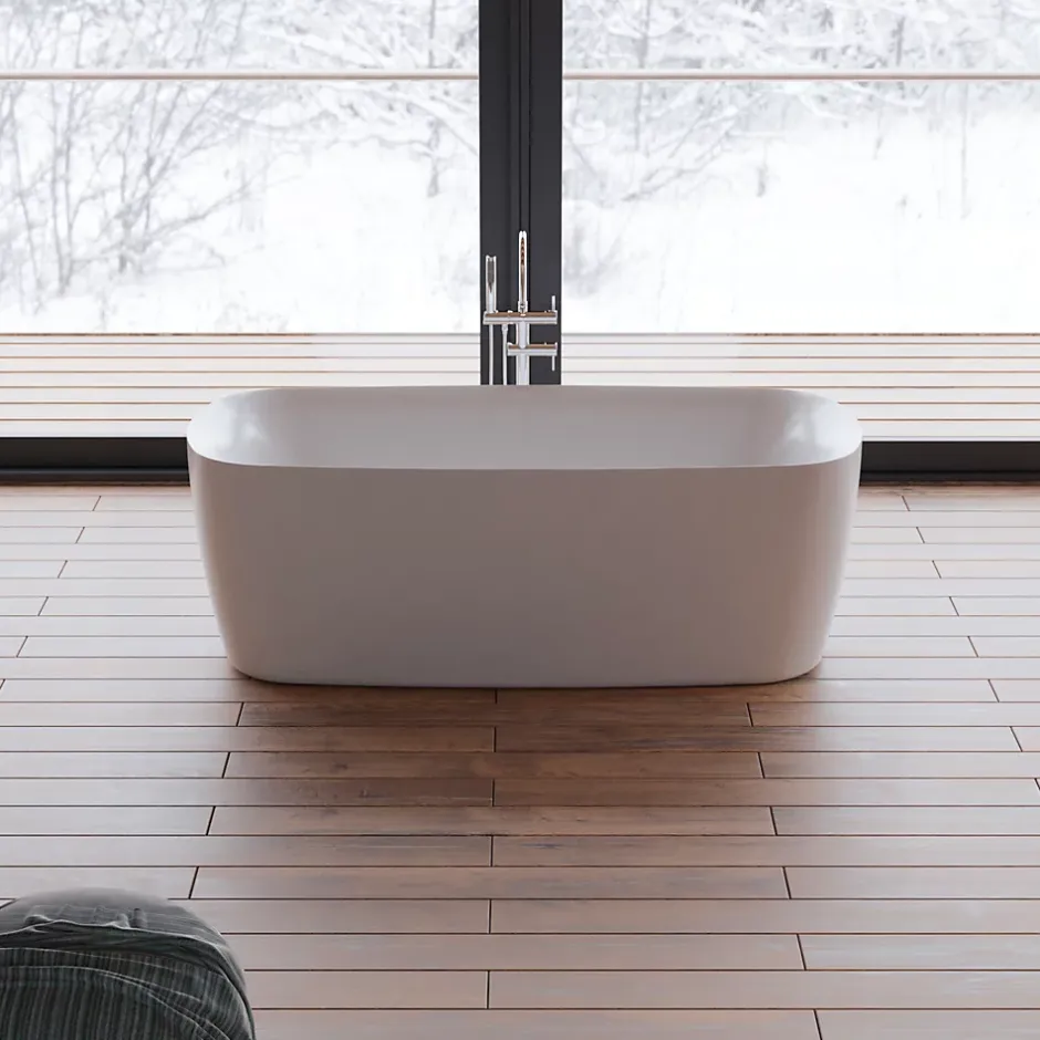 Spalina Baignoire îlot ovale Swing 170x80 cm, by* Baignoire Îlot