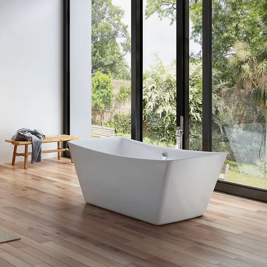 Spalina Baignoire îlot rectangulaire Kira 170x63 cm, blanc, by