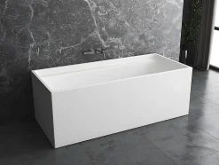 Vente-unique Baignoire îlot rectangulaire - 232 L - 150 x 75 x 60 cm - Blanche - Acrylique - ASPIUS* Baignoire Îlot