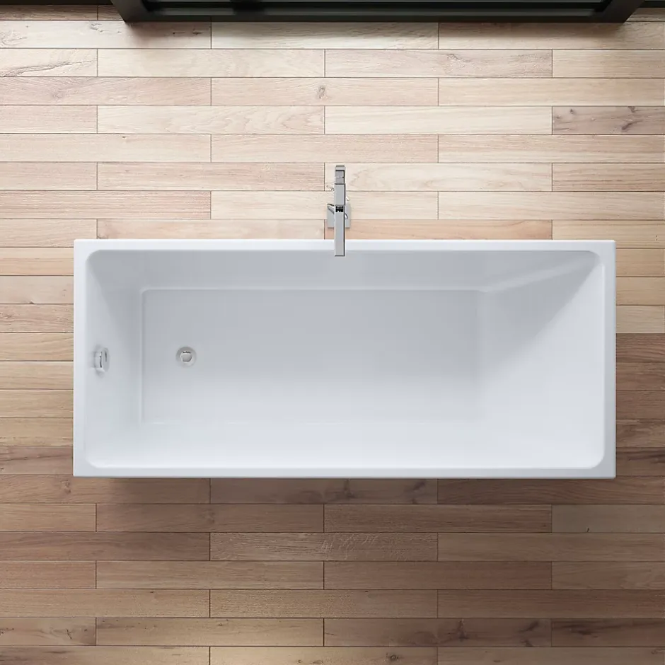 Spalina Baignoire îlot rectangulaire Arko 170x75 cm, blanc, By