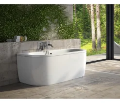 Azura Home Design Baignoire îlot VISTA 140/- 140 x 75 cm