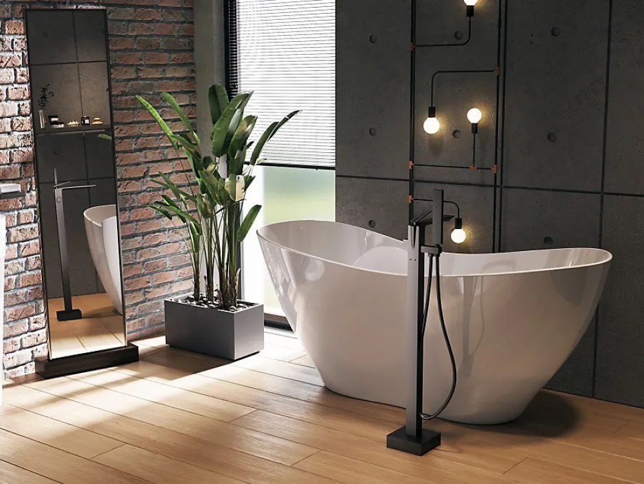 Azura Home Design Baignoire îlot VIYA 160 x 70 cm