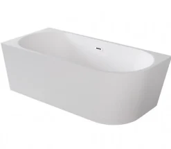 Azura Home Design Baignoire îlot ZOYA GLAM GOLDEN angle droit - 170 x 80 cm